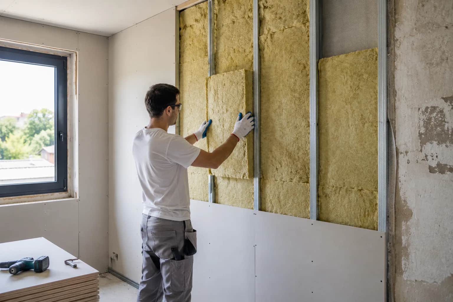 Isolation thermique par l'extérieur d'une maison individuelle