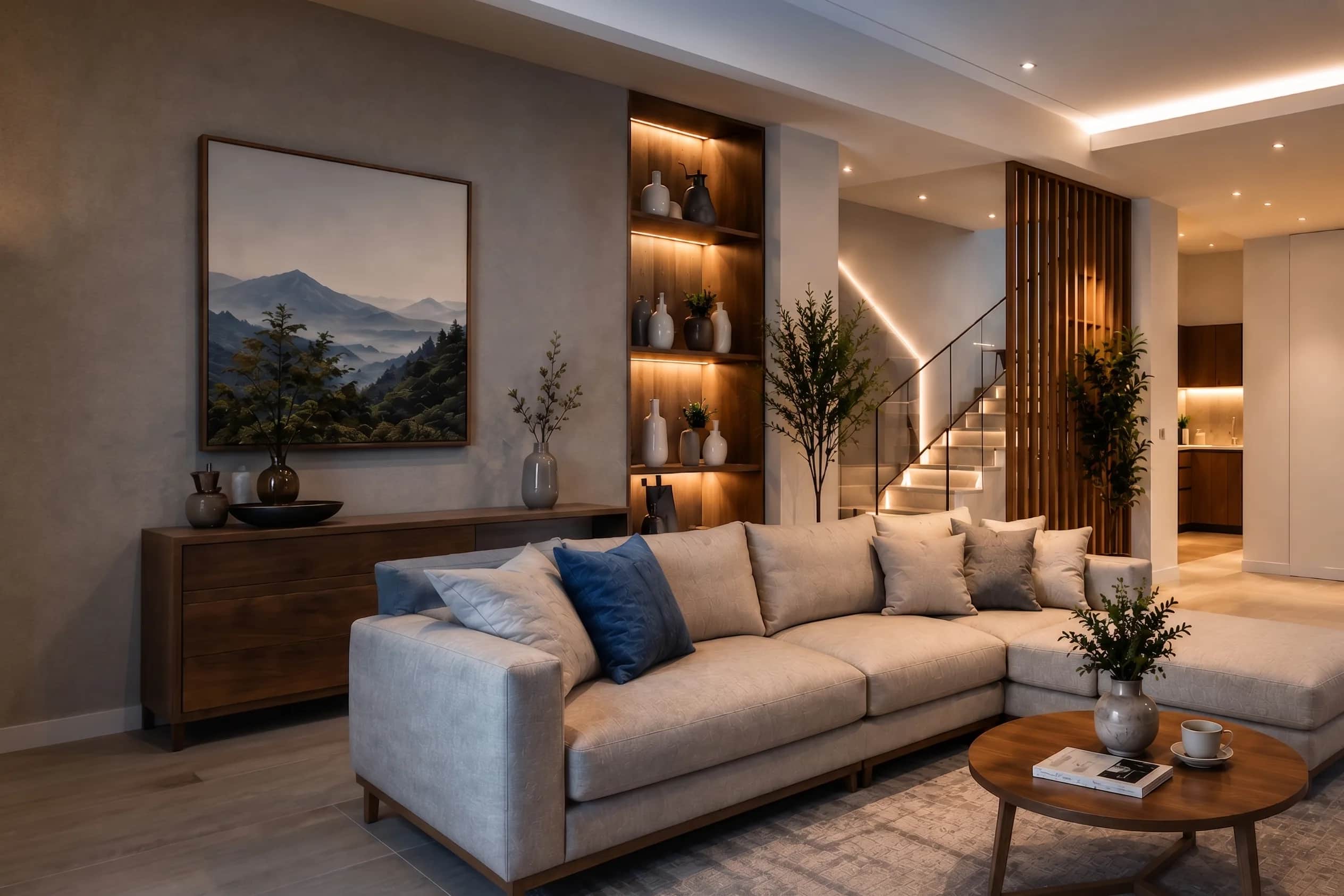 Intérieur rénové par Primelec Service