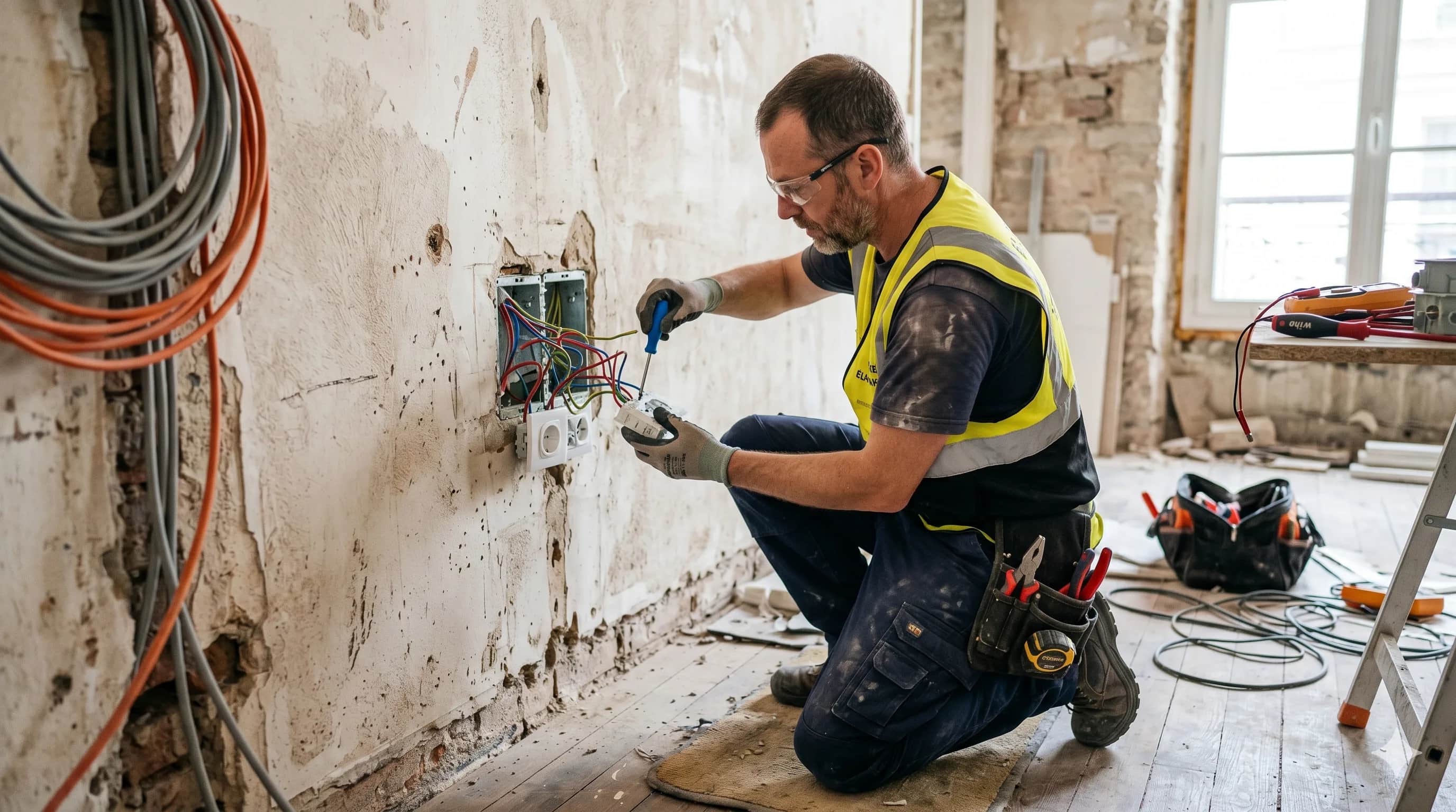 Installation électrique conforme aux normes