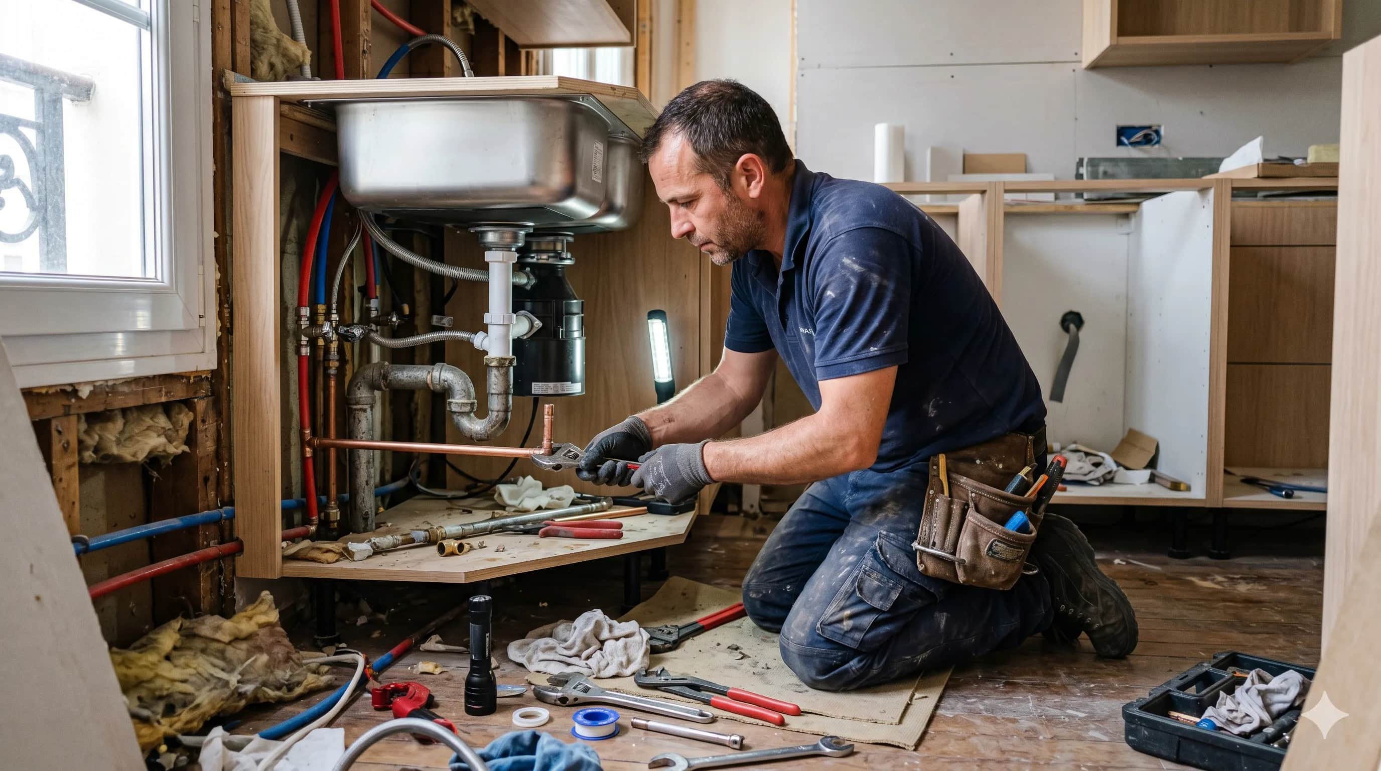 Installation plomberie salle de bain